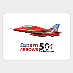 Red Arrows - 50 Display Seasons Magnet